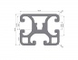 Preview: Aluminum profile 40x32 slightly groove 8 I-type